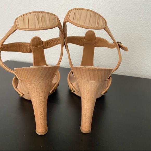 EUC Manolo Blahnik Azores Wooden Heeled Sandals - Picture 5 of 12